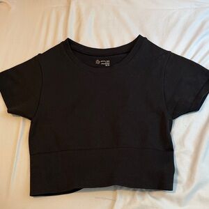 Aerie Black Crop Top